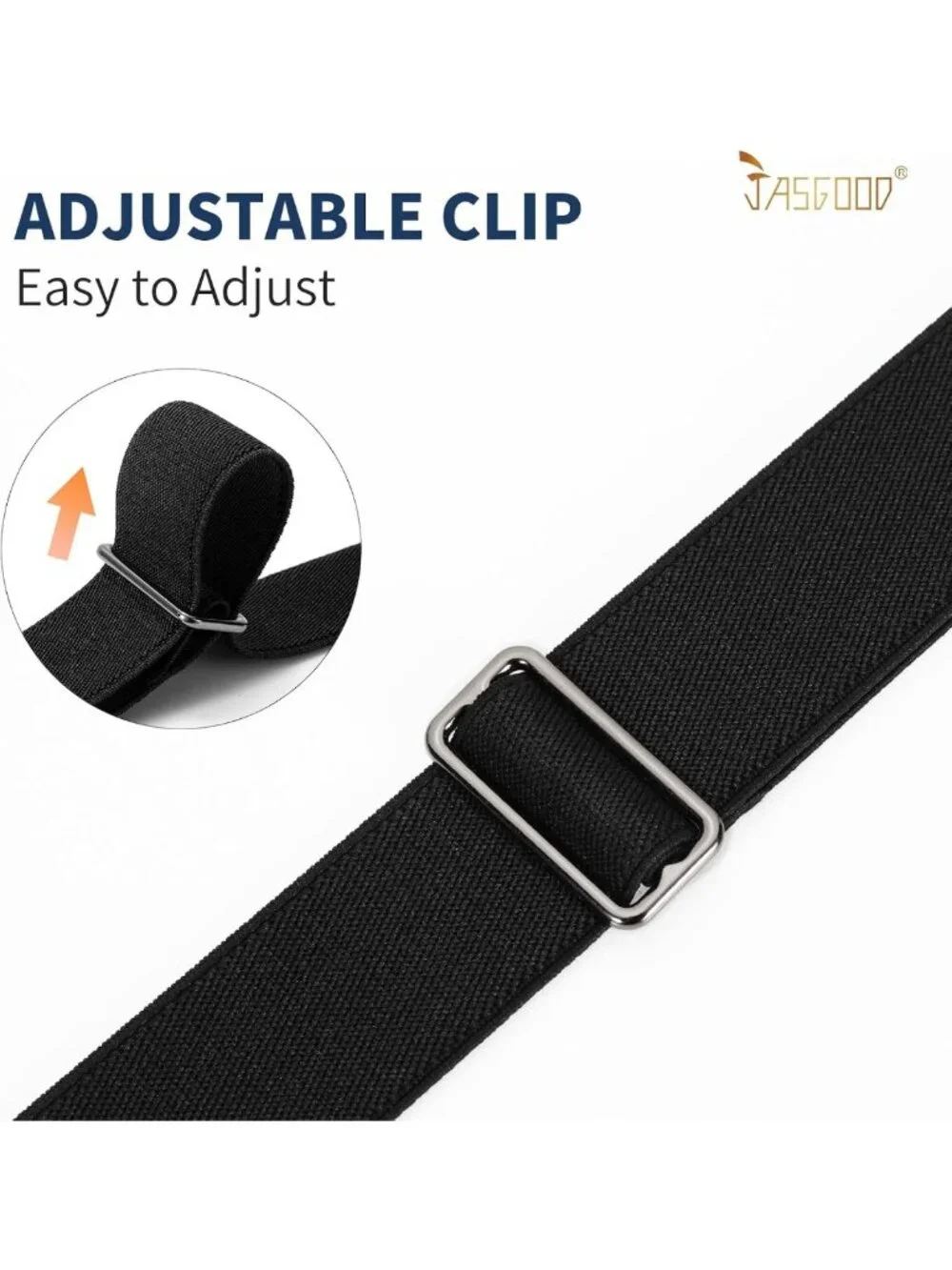 No Show Stretch Belt for Women - Elastic Web Strap with Flat Buckle for Jeans